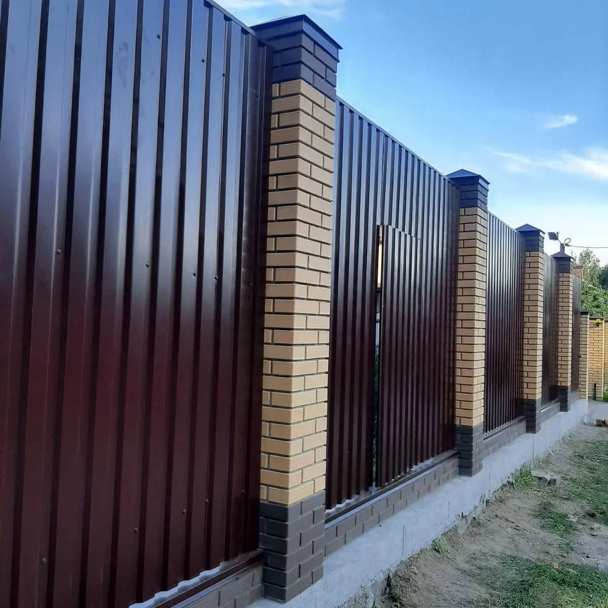 Установка заборов любого типа